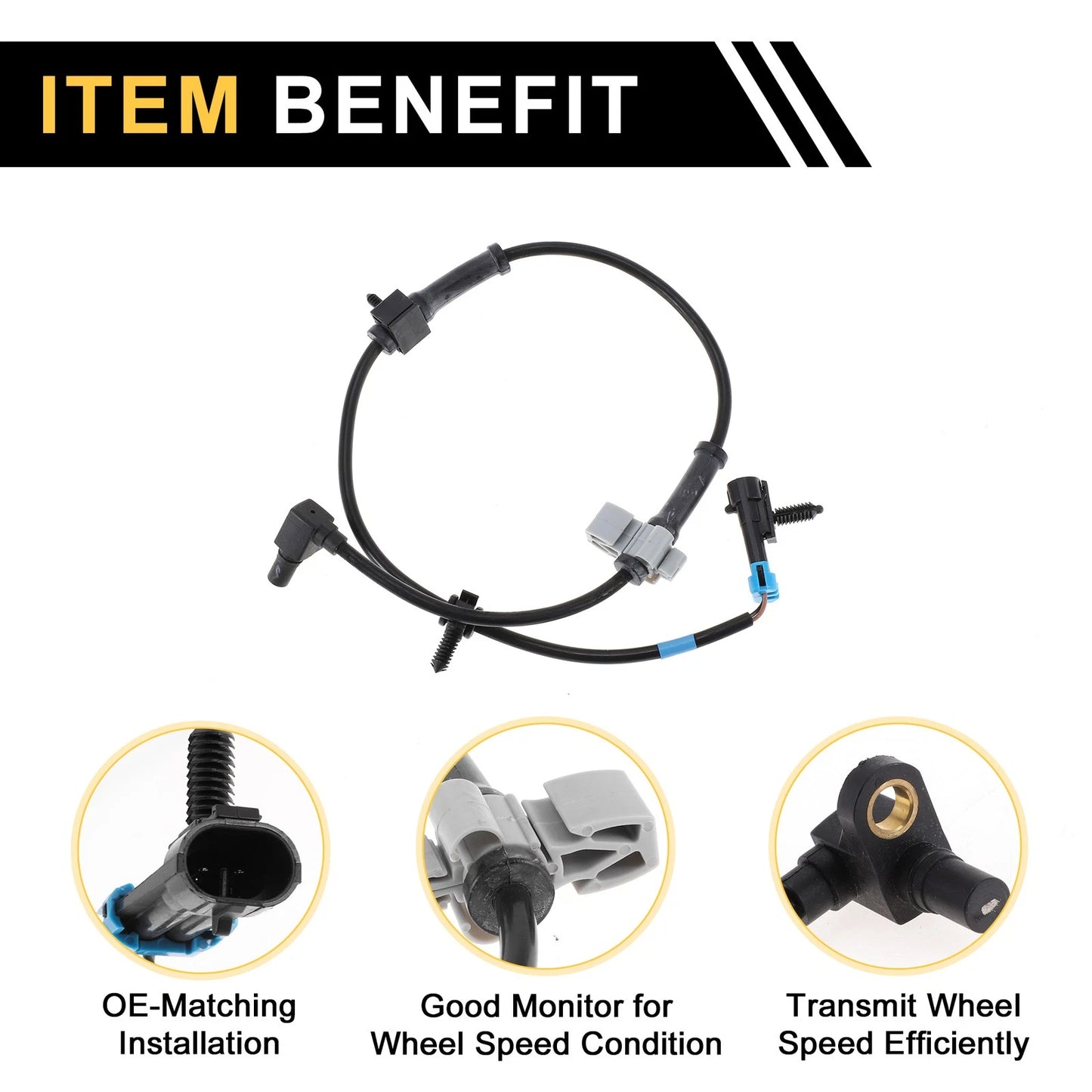 ABS Wheel Speed Sensor for GMC Sierra 1500