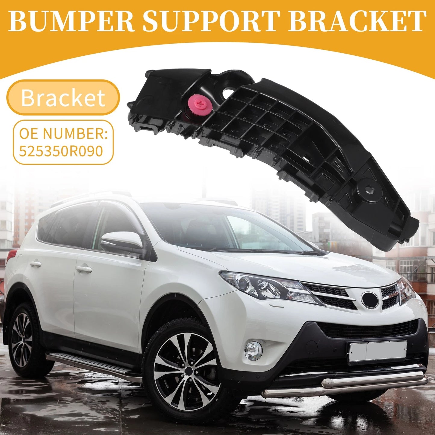 RH Side Front Bumper Support Bracket / 1 Pc for Toyota RAV4 (2019–2024)