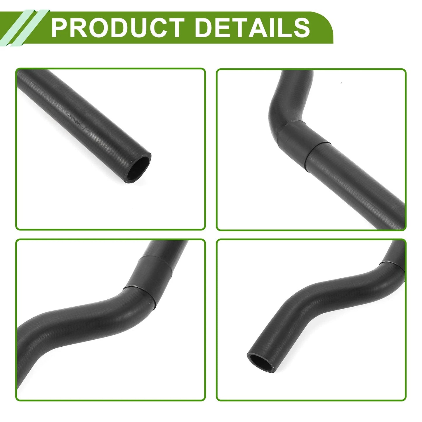 Radiator Coolant Hose for Toyota Camry (1992-2001) Rubber Black 1 x Pc