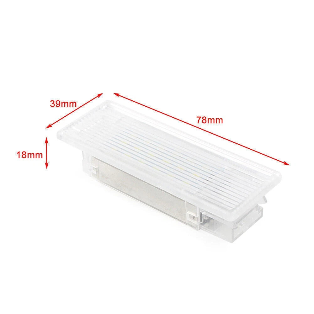 2 x White LED Door Courtesy Footwell Lights for BMW F20 F21 F30 F31 F32 F15 X5 X6