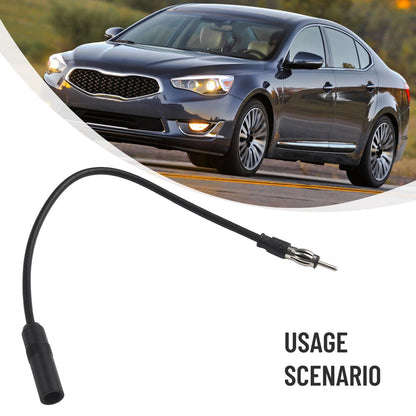 FM Radio Antenna Extension Cable Cord Portable Accessory for Car