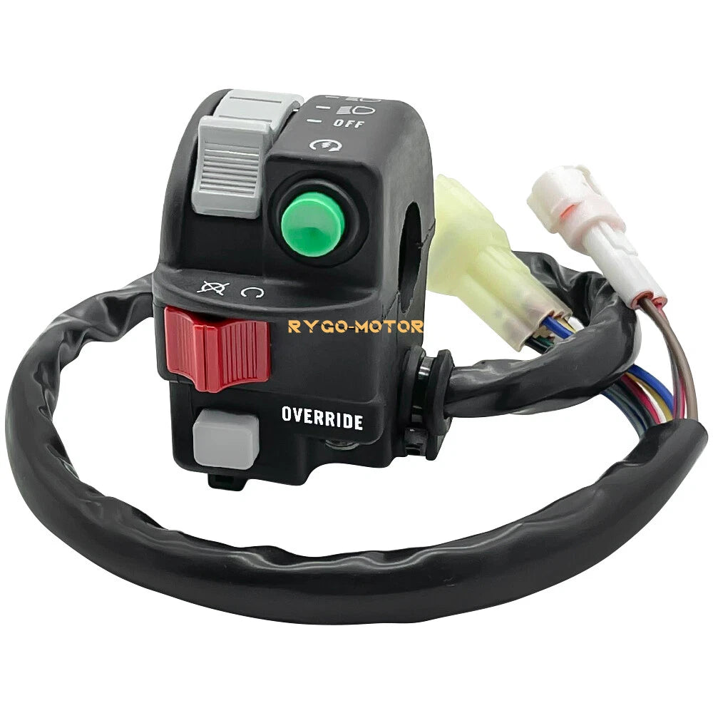 Left Handlebar Switch Start Stop Light Override for Yamaha Grizzly 550 YFM550