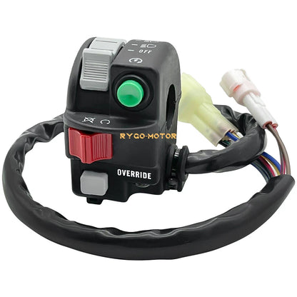 Left Handlebar Switch Start Stop Light Override for Yamaha Grizzly 550 YFM550