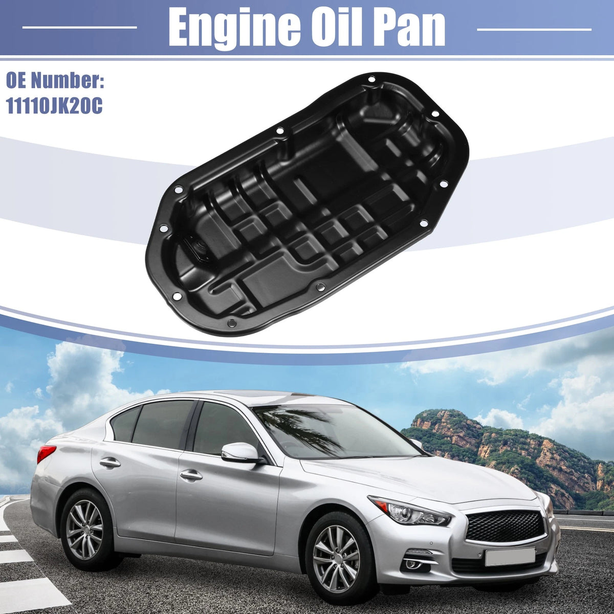 Engine Oil Pan for Nissan 370Z, Infiniti EX35 (2009-2020)