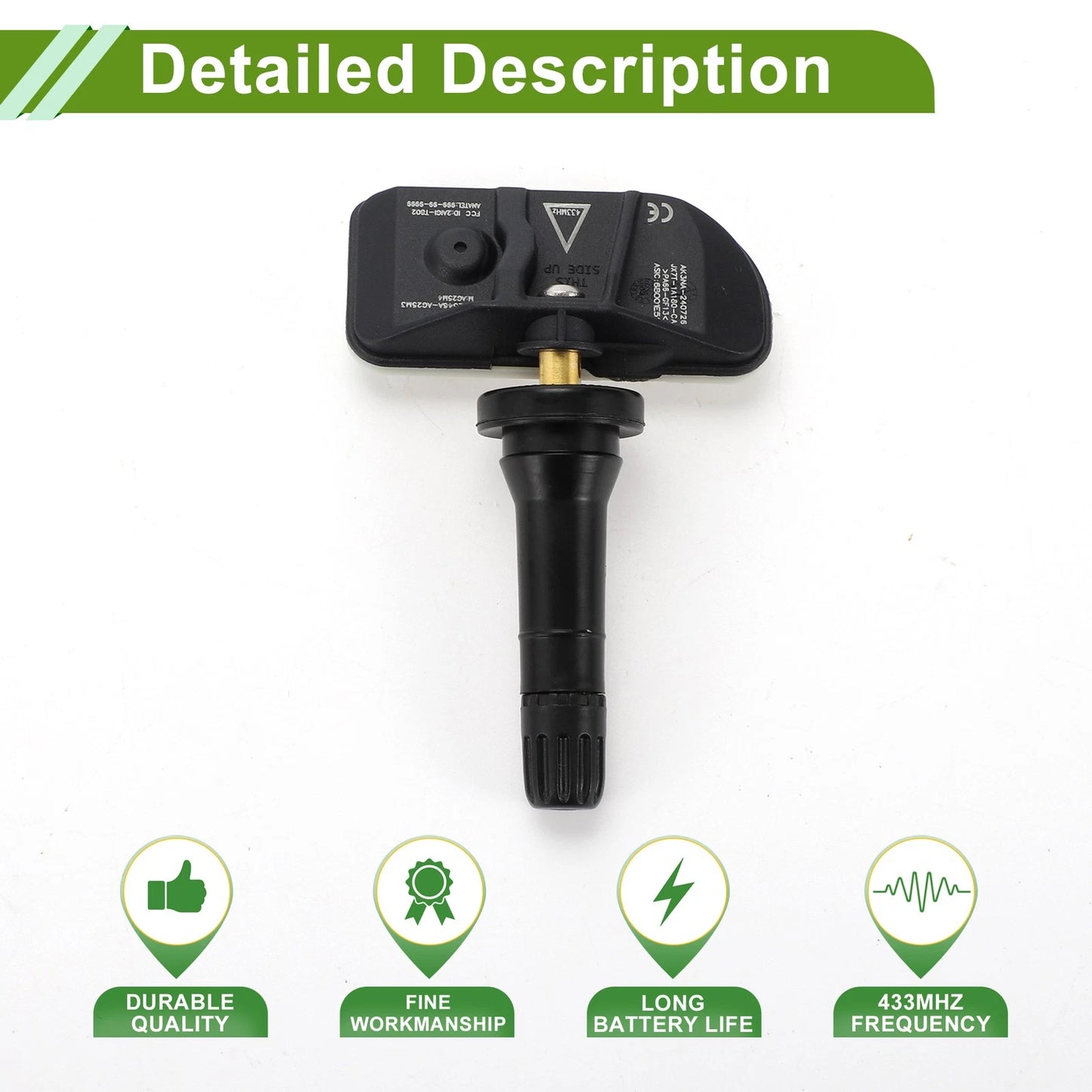 Tire Pressure Sensor for Ford Focus IV 2019-2025 - 1 x 433MHz Sensor