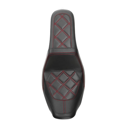 Driver Passenger Gel Seat for Harley Low Rider, Wide Glide, Fat Bob (2006-2017)