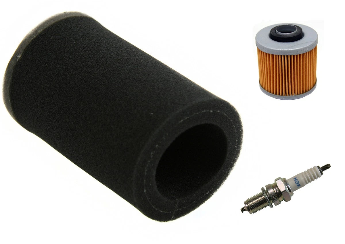 Air Filter/Oil Filter & NGK Spark Plug for Yamaha Grizzly 600 4x4 (1998–2000)