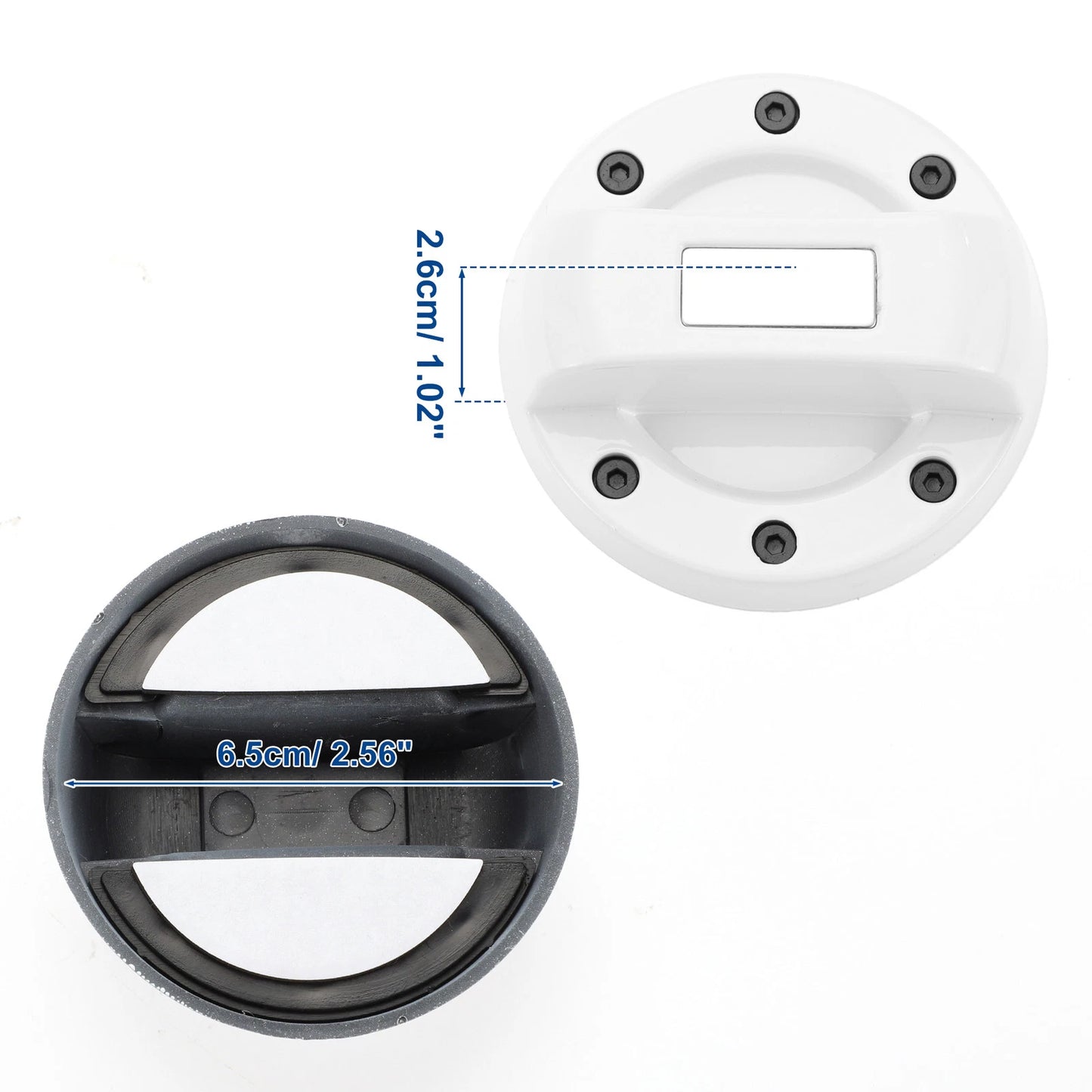 Metal Plastic Gas Fuel Tank Cap Cover for Suzuki Jimny (1998-2023)