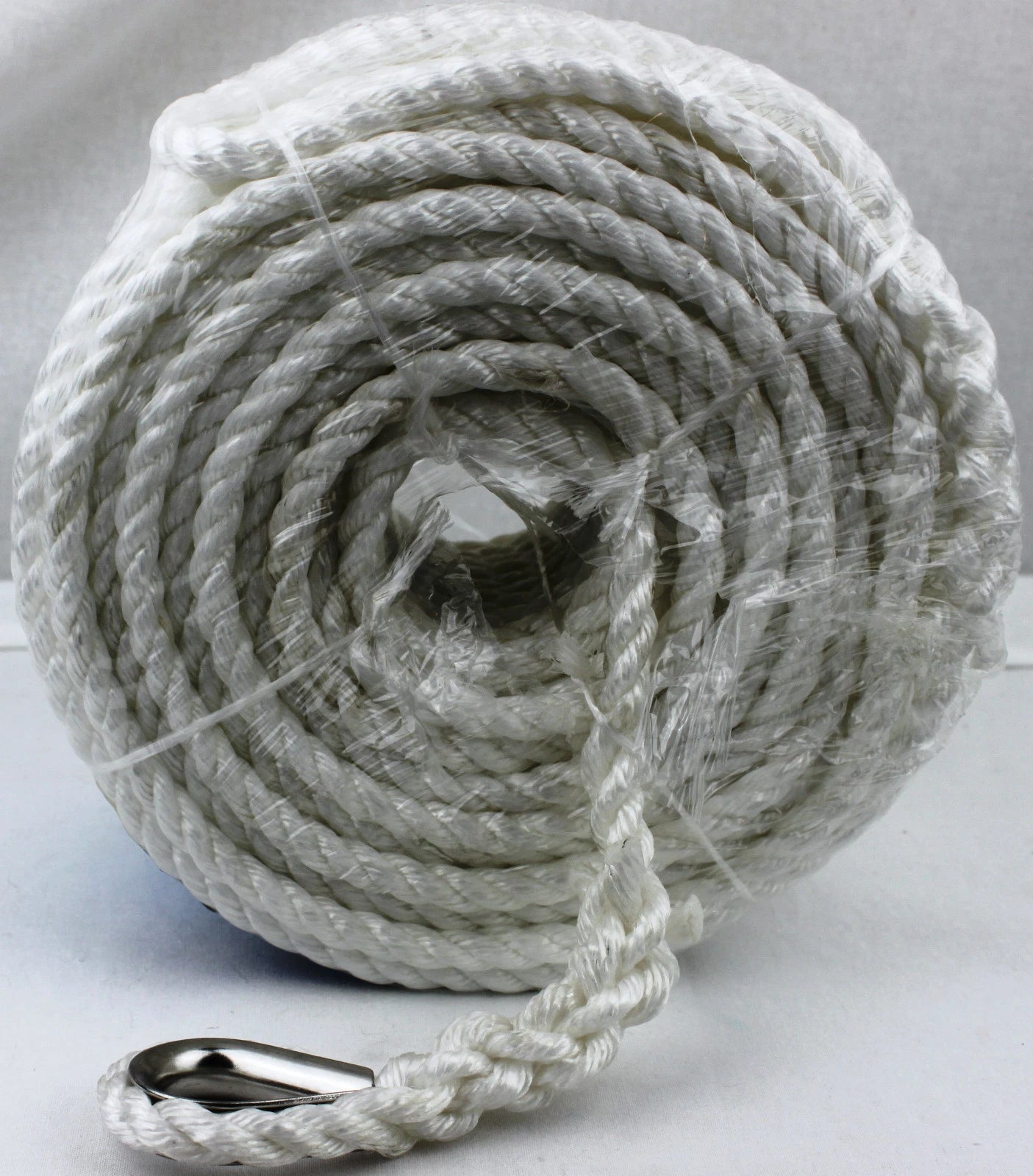 Anchor Rope 30m x 12mm for Boat/Mooring - PE Silver