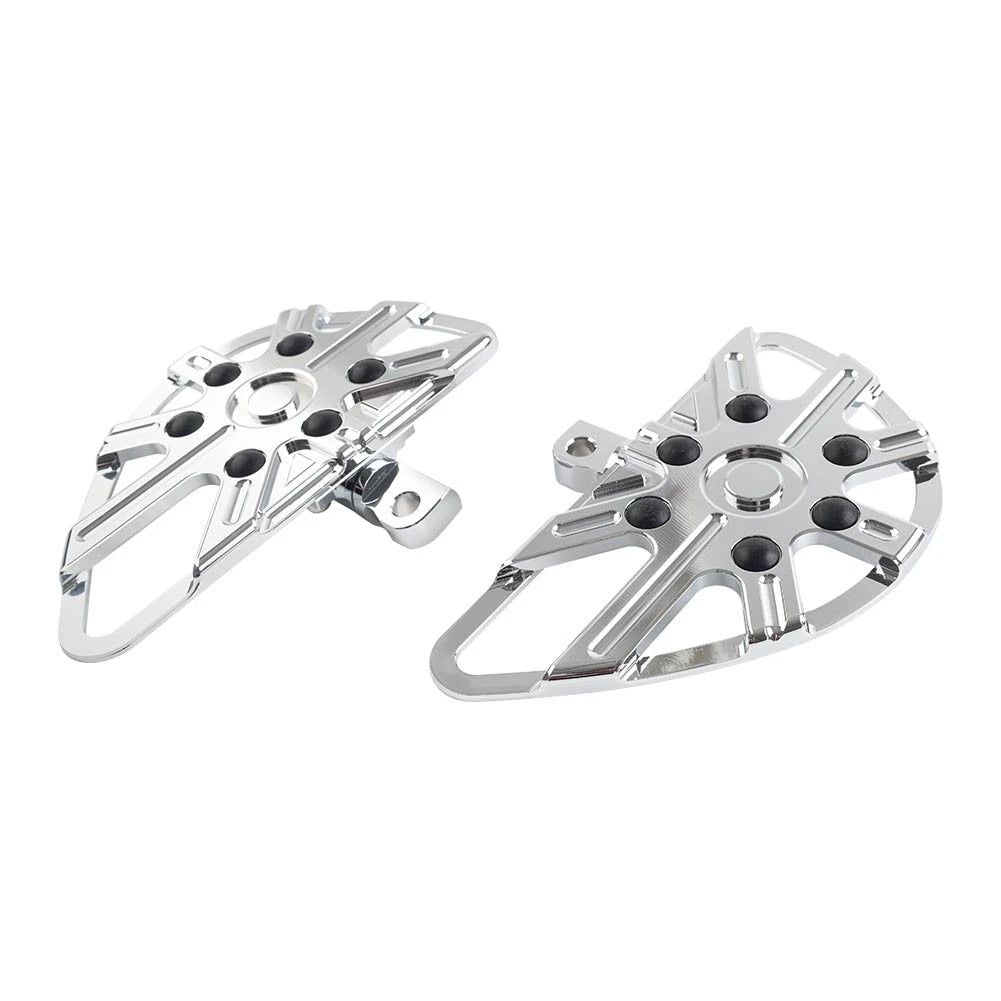 Rear Passenger Footrest Floorboards for Harley Touring Softail