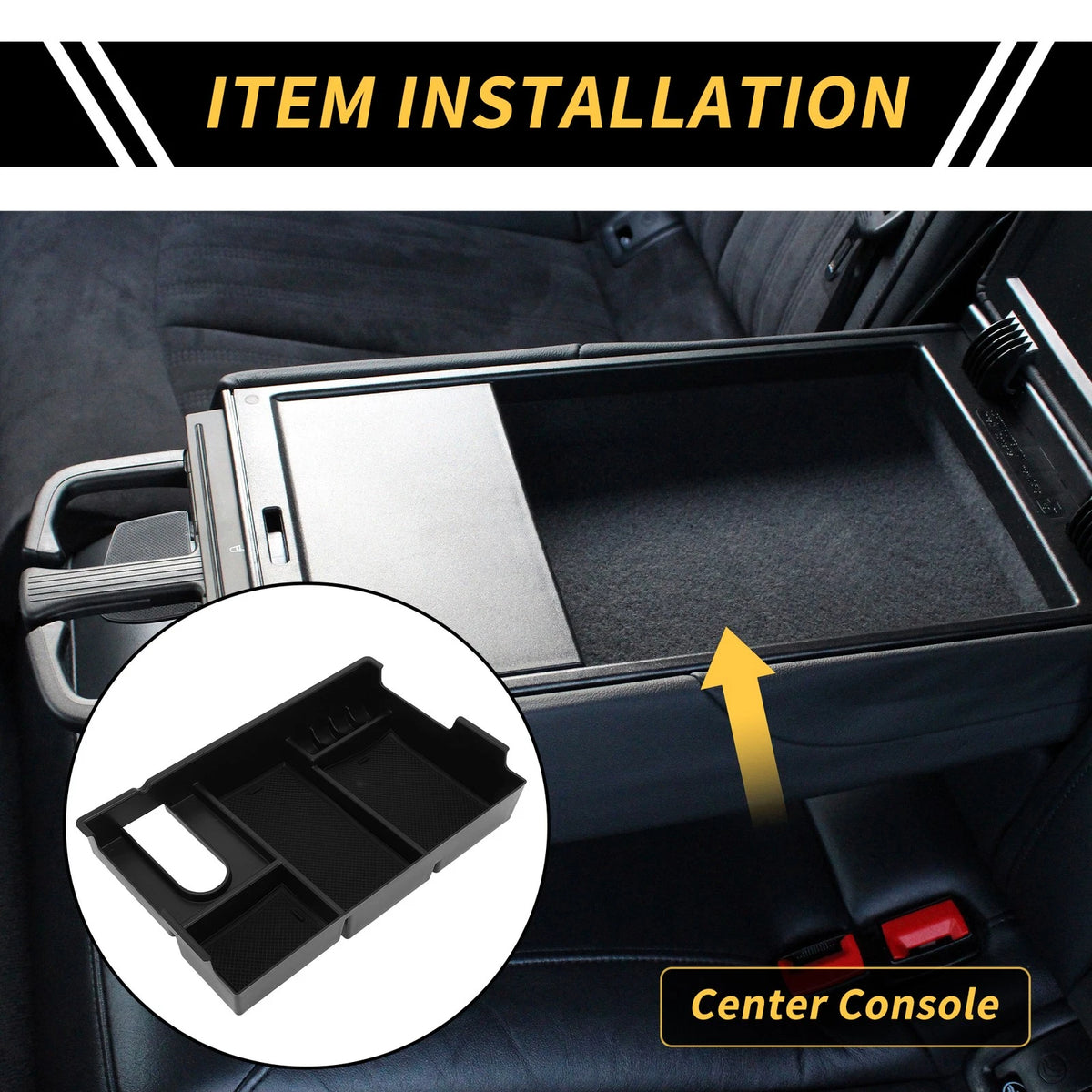 Center Console Organizer Insert Tray for Toyota Tundra (2007–2021)