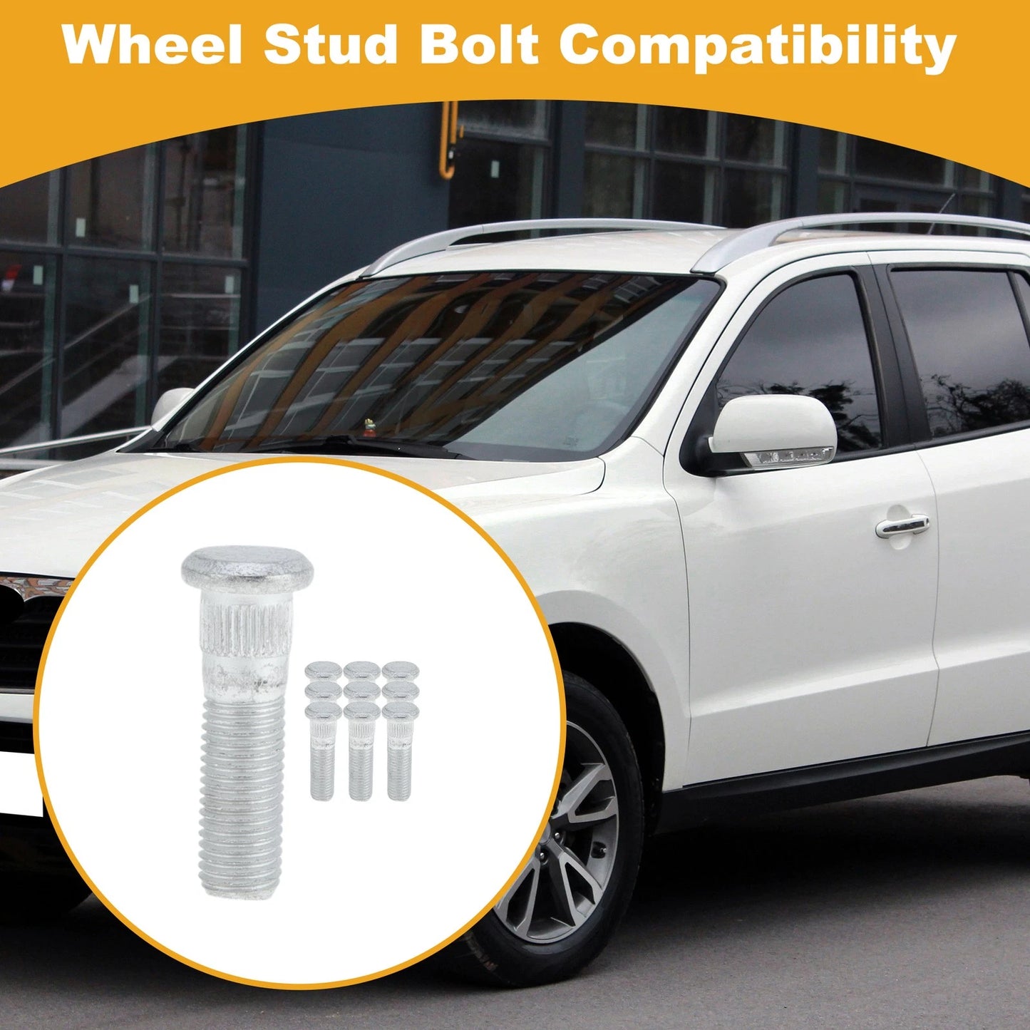 10 x M12x1.5 Wheel Lug Studs for KIA K2 (2011-2017)
