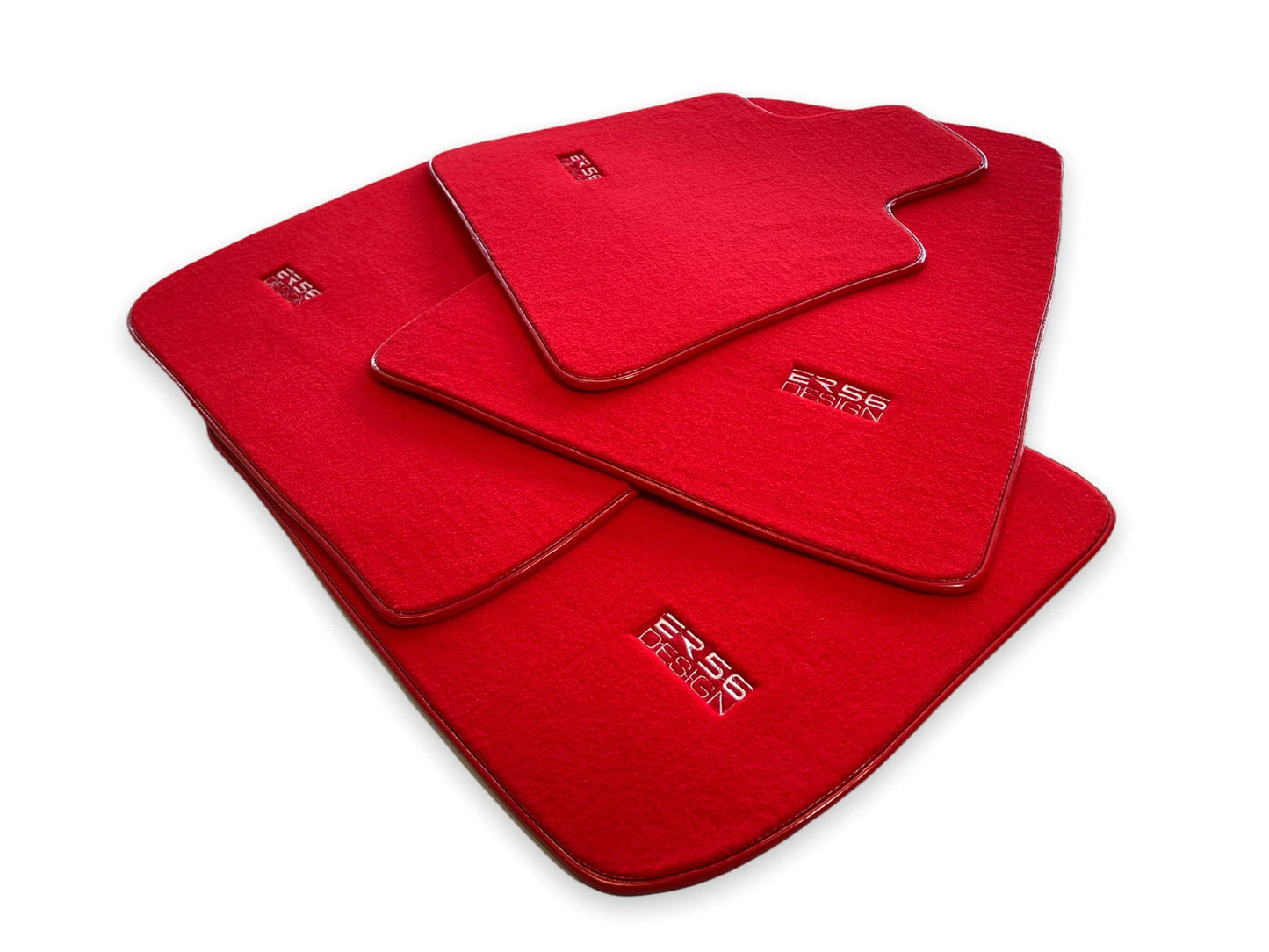 Tailored Red Floor Mats for Rolls Royce Ghost (2010-2023) - Premium Design