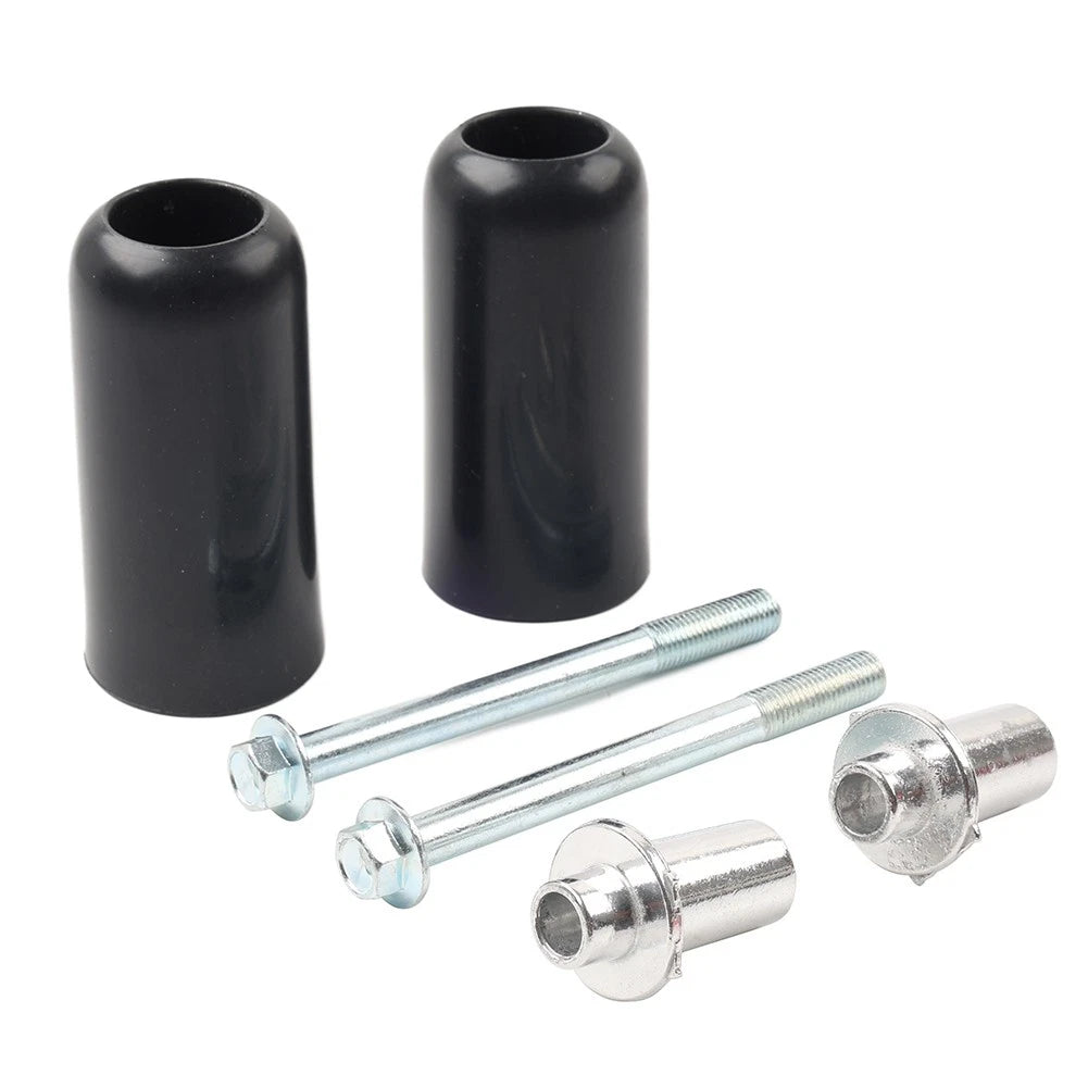 Universal Motorcycle Frame Sliders for Yamaha & Suzuki - Black