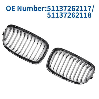 Pair Front Upper Bumper Grille Signal Slat for BMW 1 Series F20 (2011-2014)