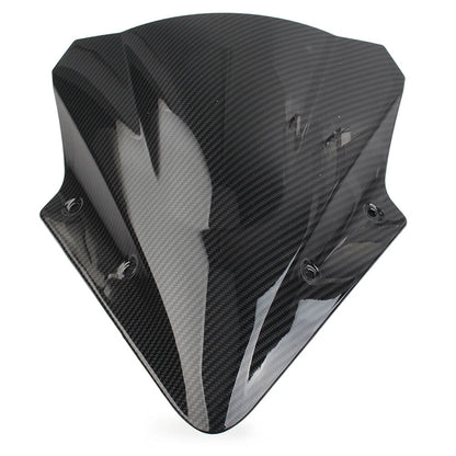 Black Carbon Fiber Windshield for Kawasaki Ninja 650 EX650 ER6F (2017-2019)