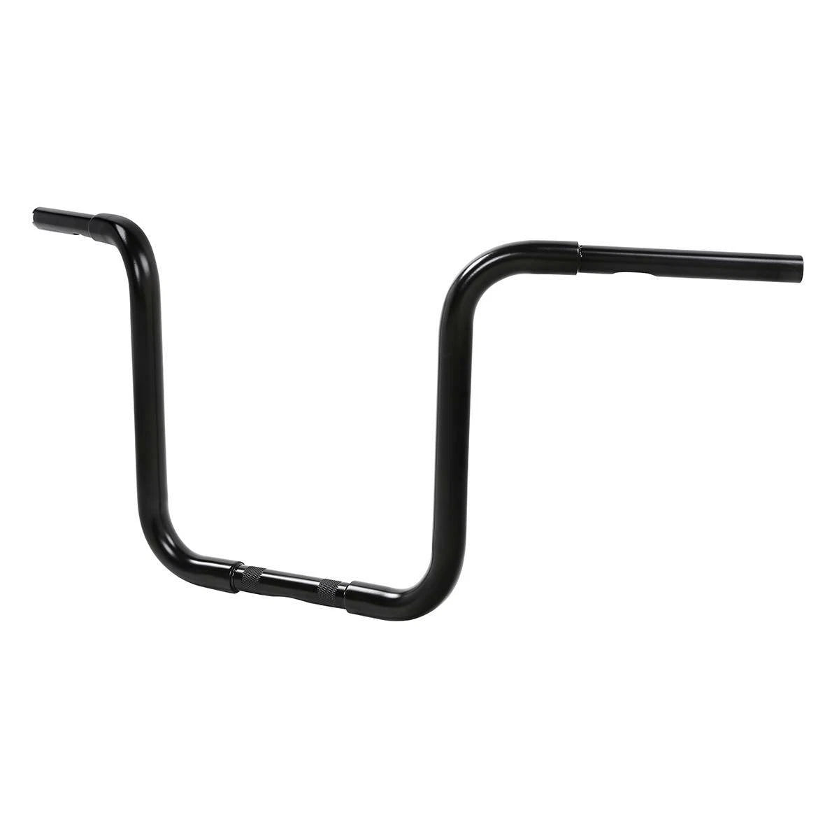 14" Black Rise 1-1/4" Hanger Handlebar for Harley FLST FXST Sportster XL 883