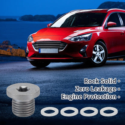 M14x1.5 Engine Oil Drain Plug with Gasket for Car Motorcycle