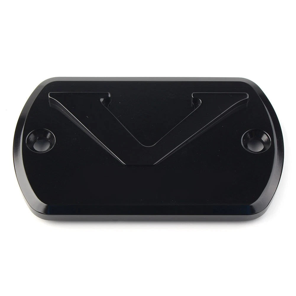 Black Front Brake Fluid Reservoir Cover for Yamaha V Star XVS 650/950/1100/1300