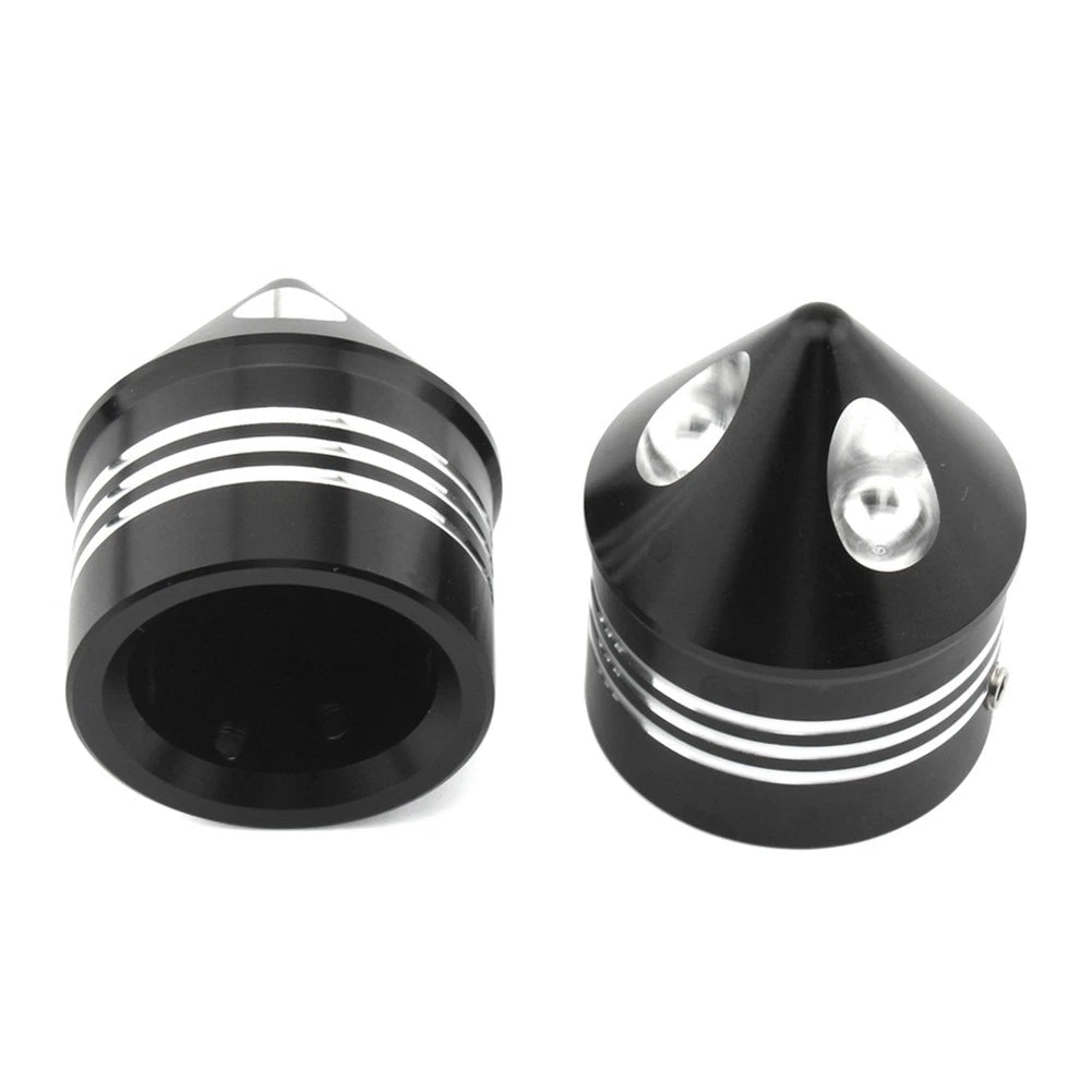 Front Wheel Axle Nut Covers for Harley Touring Road Glide Dyna Softail
