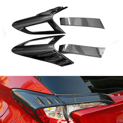 Carbon Fiber Style Eyebrow Rear Tail Light for Toyota C-HR (2016–2021)