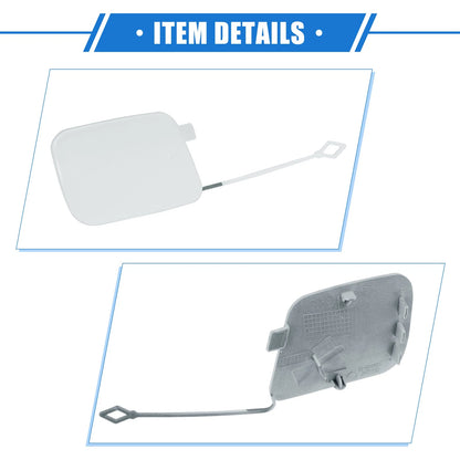 Rear Tow Hook Eye Hole Cover for BMW X5 (2016-2018) - Plastic White Cap