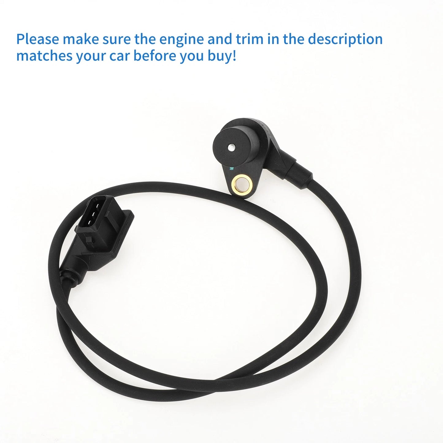 Crankshaft Position Sensor 1 Pc Black for BMW E36 318i (1990-1993)
