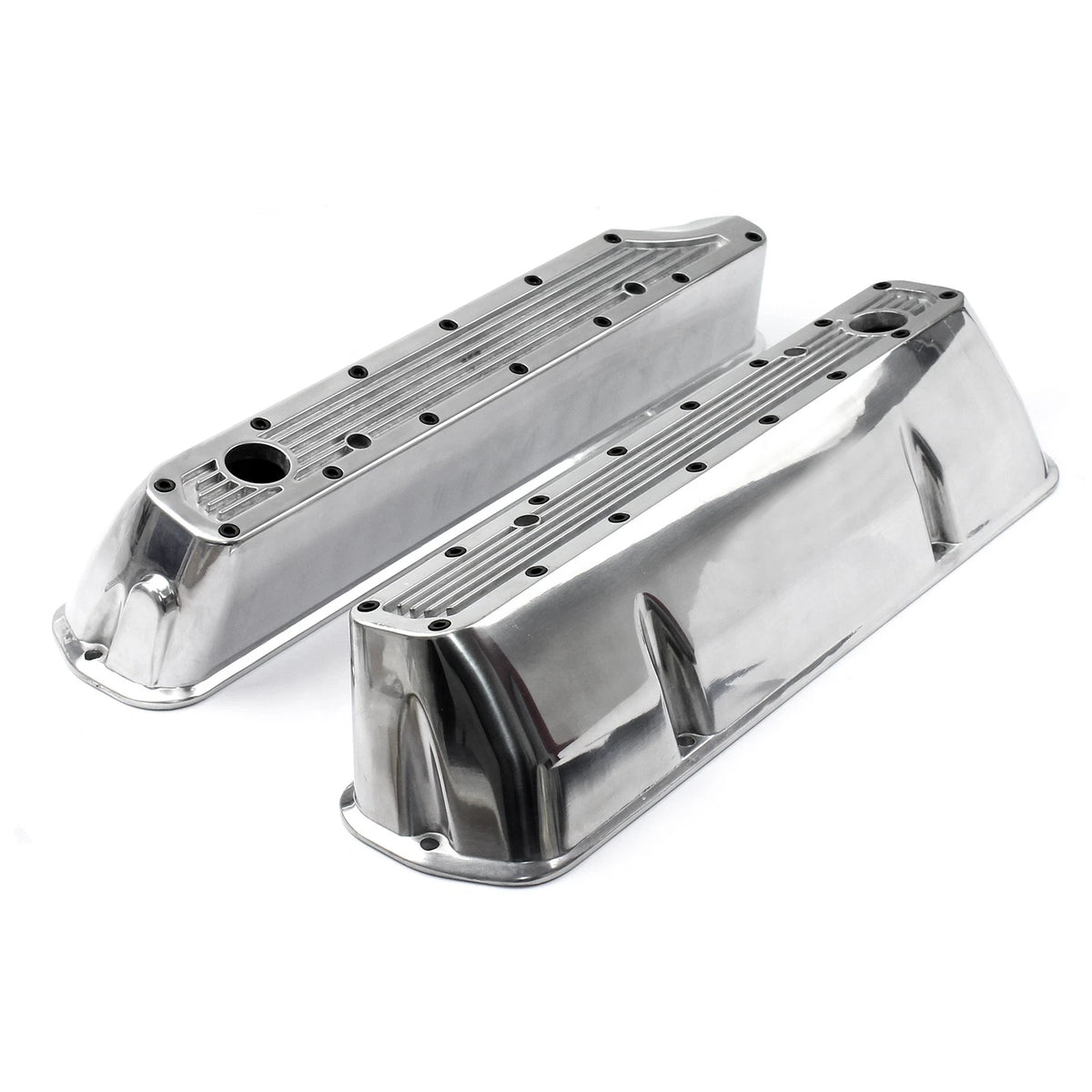 Ribbed Aluminum Valve Covers for Holden 253 304 308 (VN)
