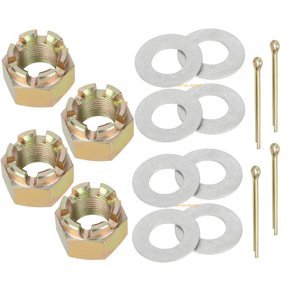 4 x Rear Axle Nuts for Polaris Xplorer 400 4x4 (2002–2002)