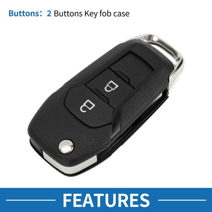 Keyless Entry Remote Fob Shell Case for Ford Ranger T6 (2011-2019)