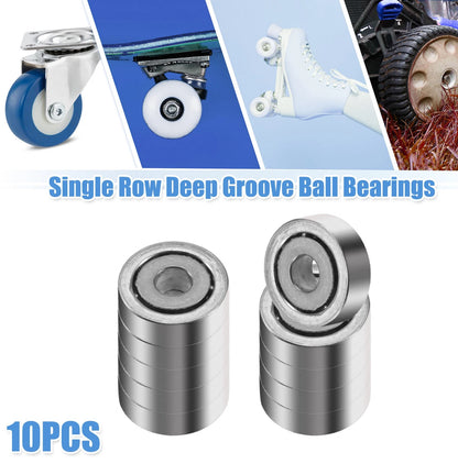 10 x 1x3x1mm Double Metal Shield Deep Groove Ball Bearings