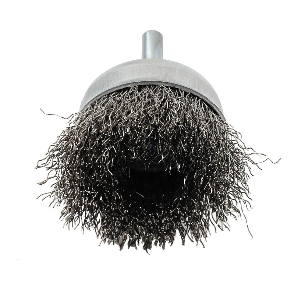 Stainless Steel Wire Wheel Cup Brush Set for Drill Rotary Tool (No Year)