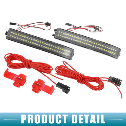 Yellow White Side Mirror Turn Signal Lights for Ford (2009-2014)