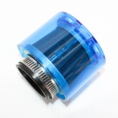 38mm Blue Waterproof Mesh Air Filter Pod for PIT Quad Dirt Bike ATV