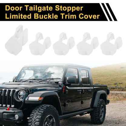 Door Limiting Cover Trim for Jeep Wrangler JL JLU (2018-2024) White
