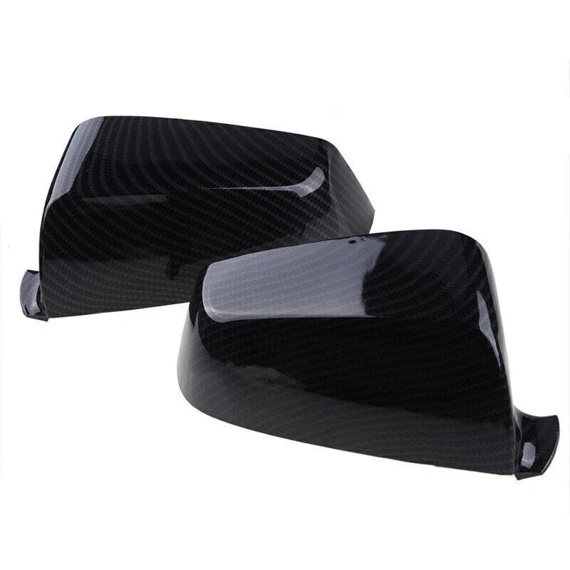 2 x Carbon Fiber Mirror Covers for BMW E60 E61 E63 E64 (2008-2012)
