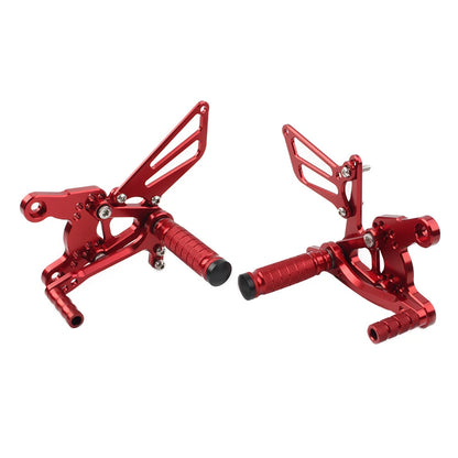 CNC Rearsets Footpegs for Honda CBR400RR NC29 (1993-1999) - Red