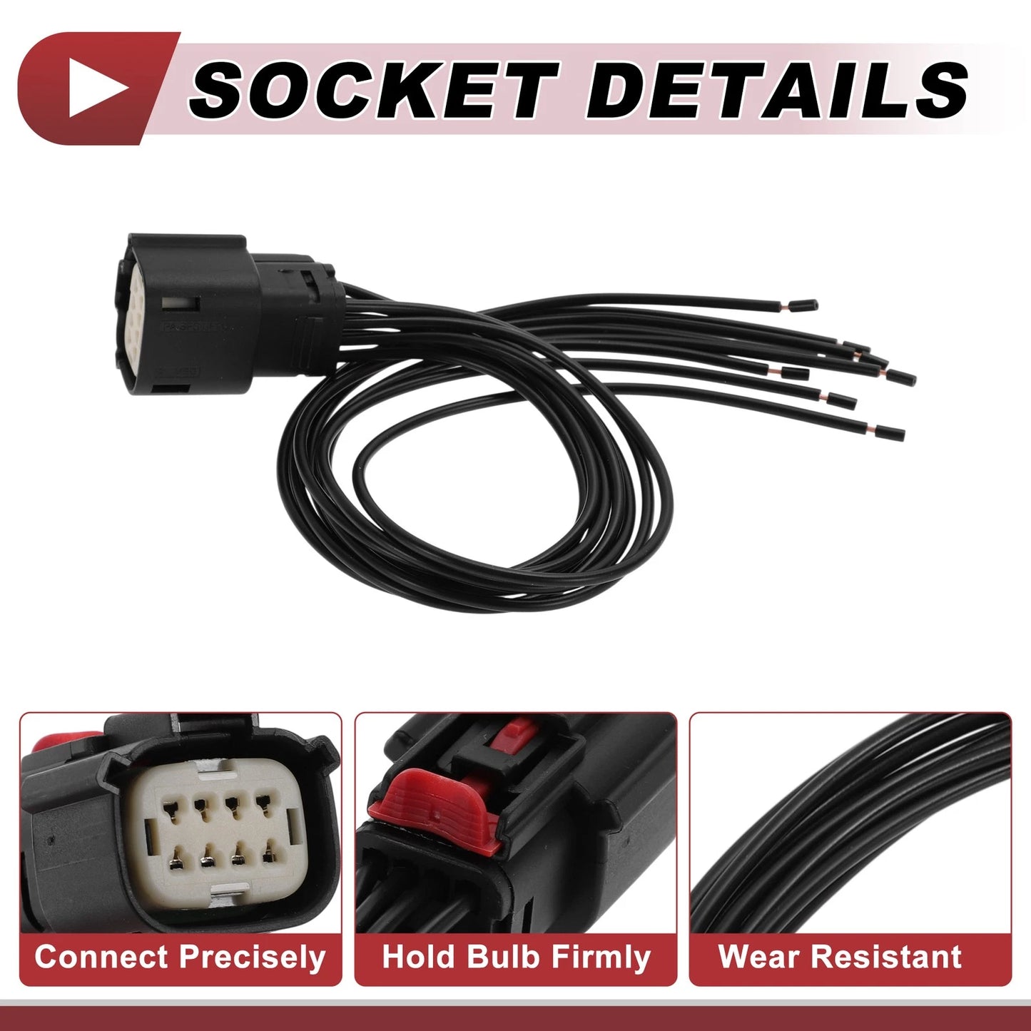 Headlight Light Socket Wiring for GMC Sierra (2014-2021)