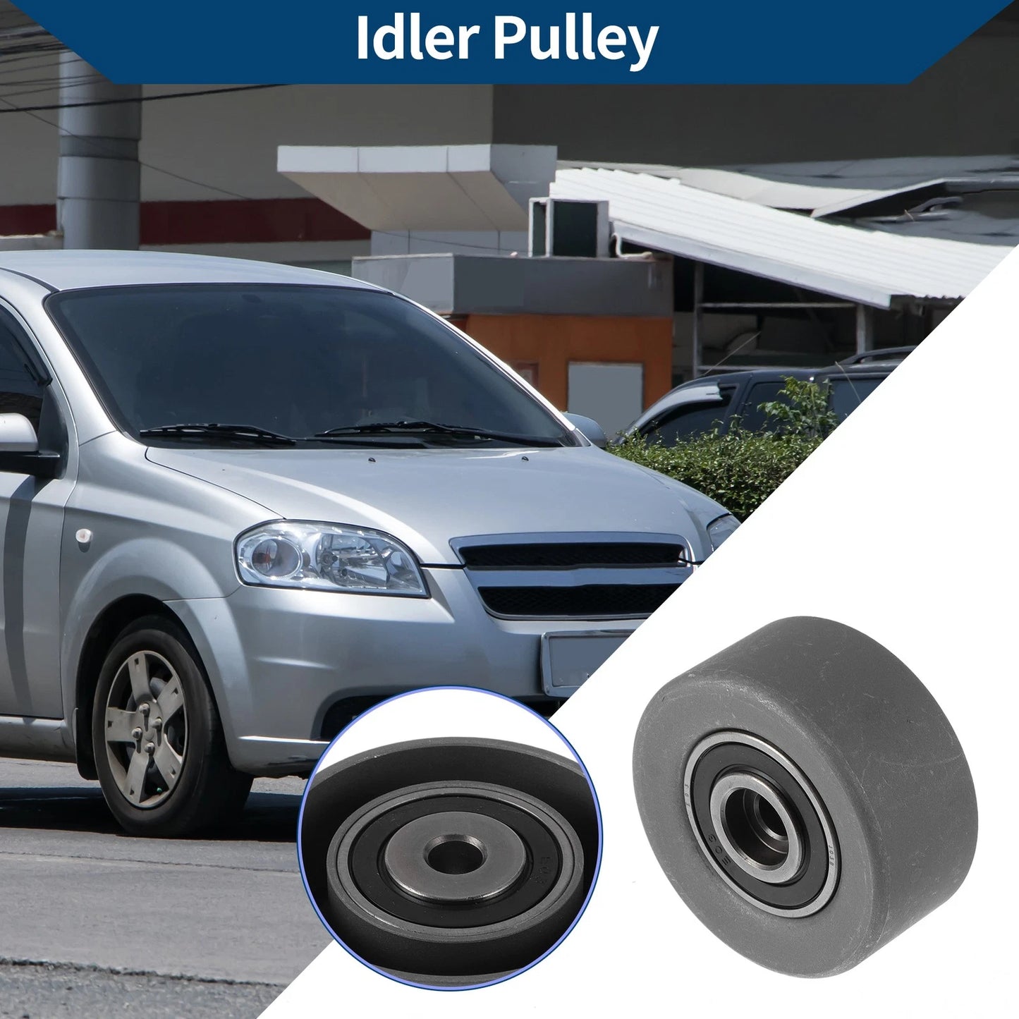 Drive Belt Idler Pulley for Chevrolet Sonic (2012-2018) 1 Pc