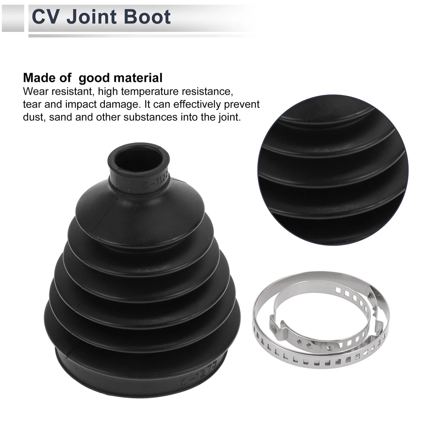 Outer CV Joint Boot Kit with Clamps for Volvo XC90 (2005-2014)