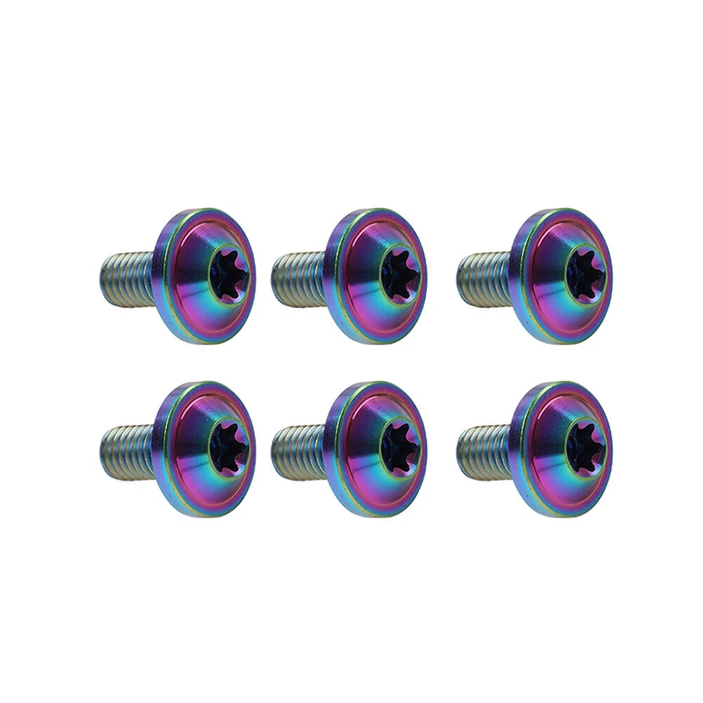 6 x M6x15mm Alloy Torx Head Screws for Motorcycle Bike