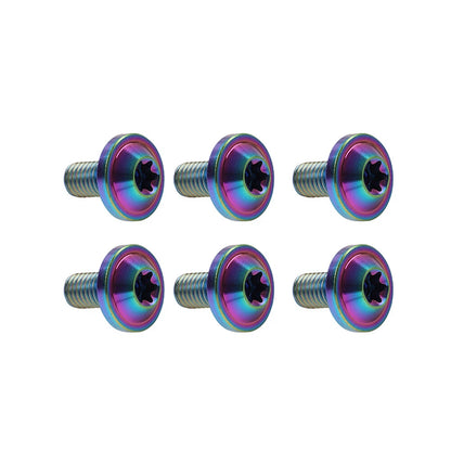 6 x M6x15mm Alloy Torx Head Screws for Motorcycle Bike