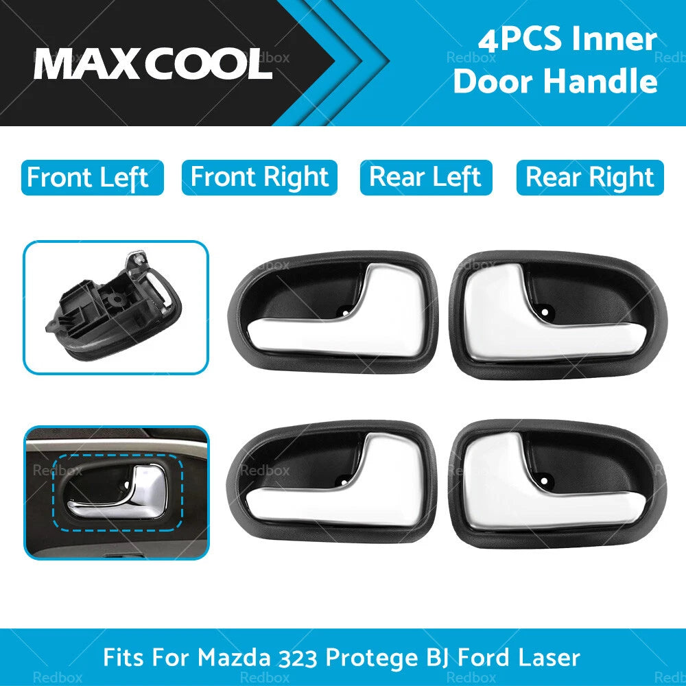 4 x Door Handles for Mazda 323, Astina, Ford Laser (1990-1998)