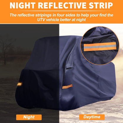 Waterproof UTV Cover / 108.27" Length / UTV Cover for Kawasaki MULE SX