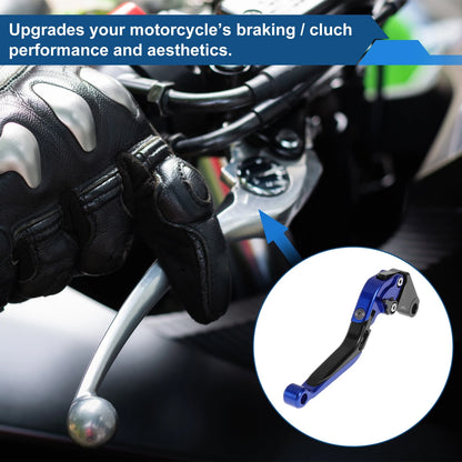 Adjustable Brake Clutch Levers for Honda X11 (1999-2002) Blue Black