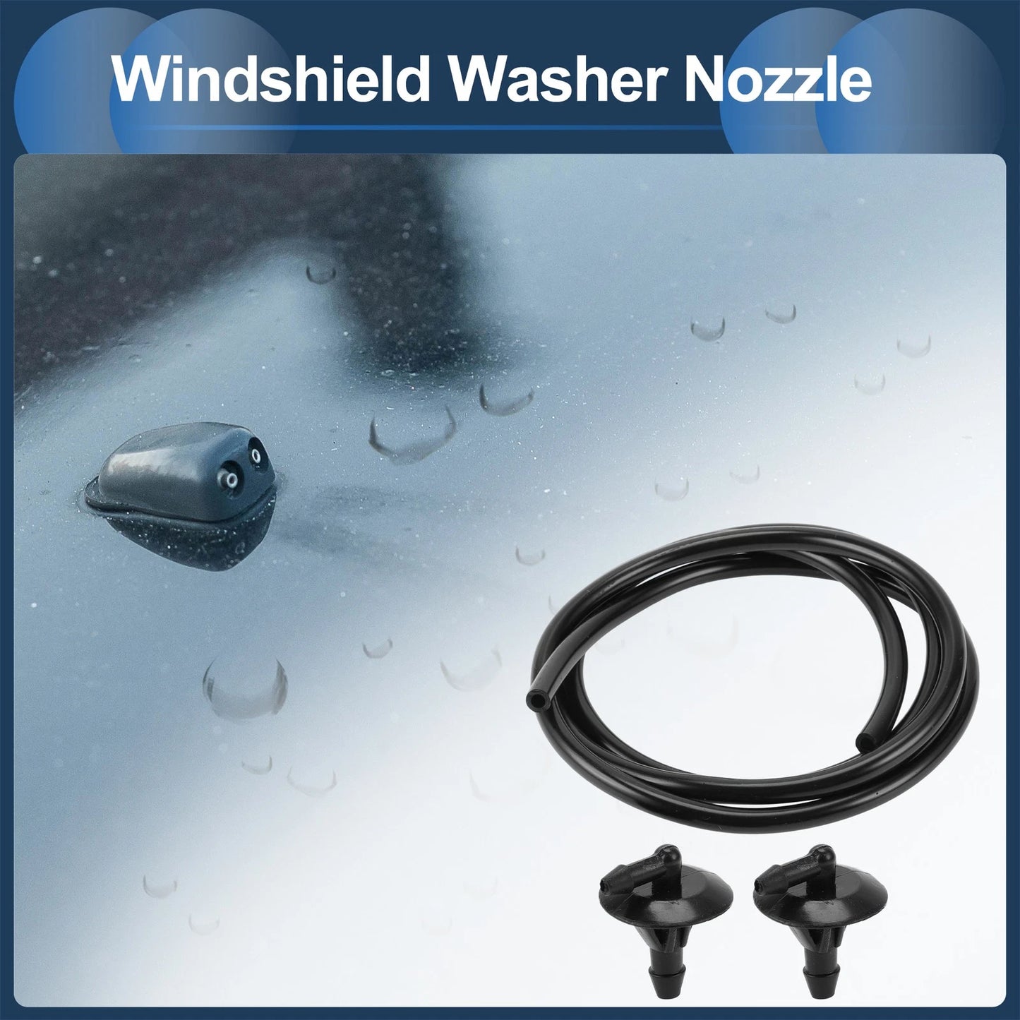 Windshield Washer Nozzle With Fluid Hose for Dodge Sprinter