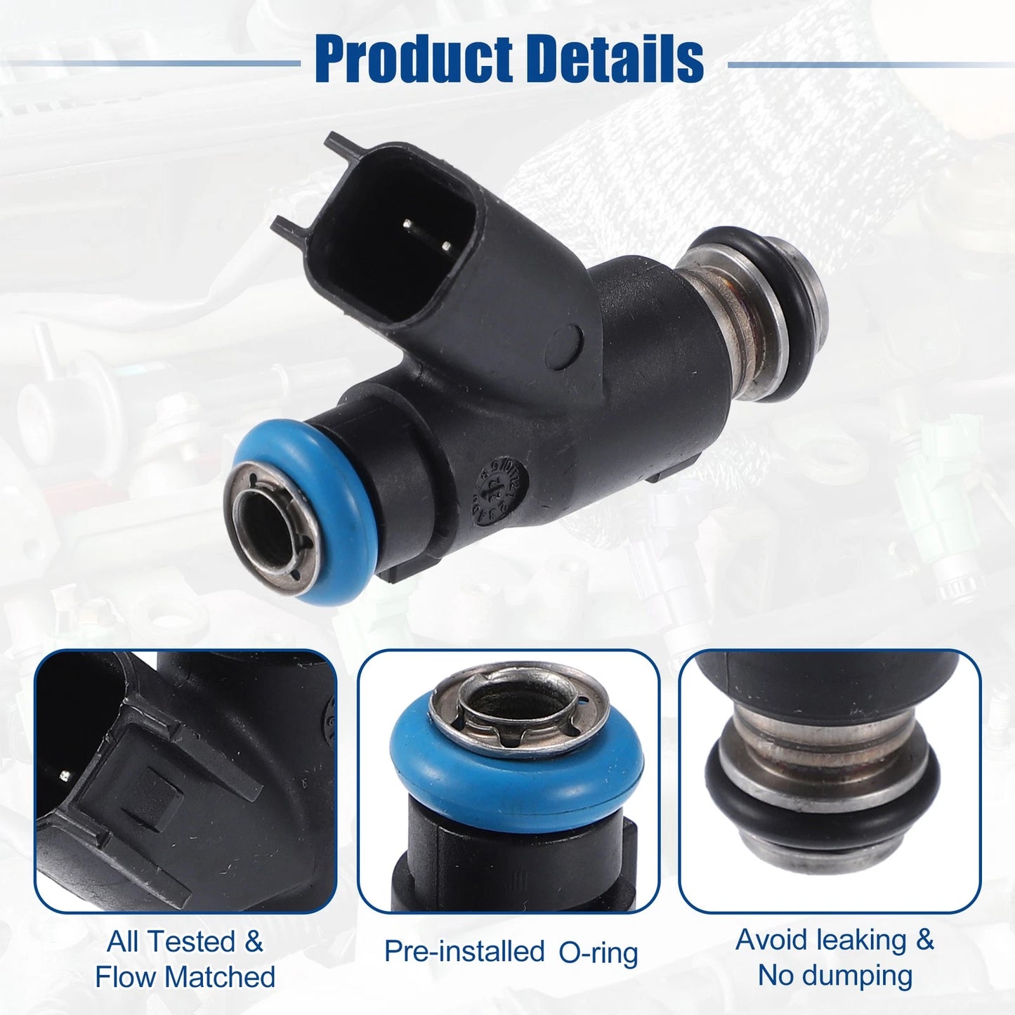 Car Fuel Injector Nozzle Replacement for GMC Sierra 1500 (2010-2013)