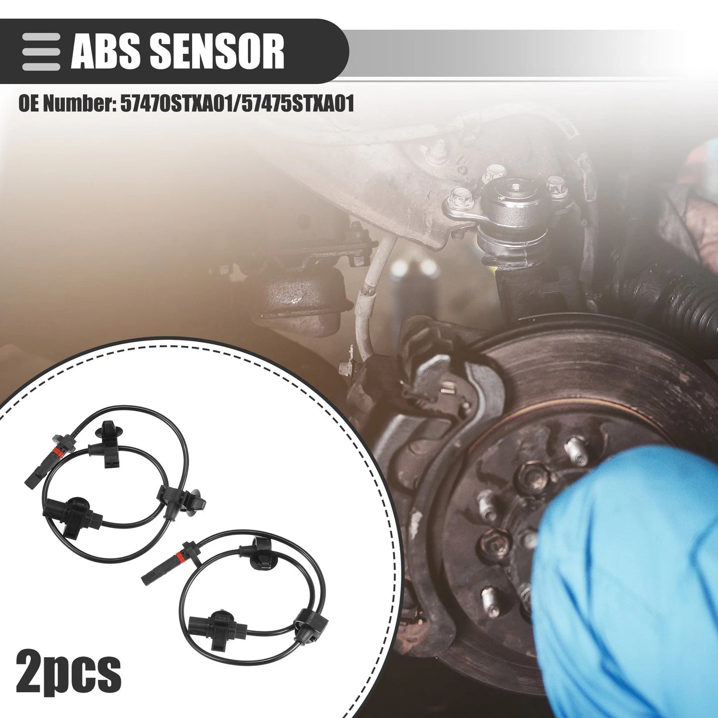 Rear Left Right ABS Sensor for Acura MDX (2007-2013)