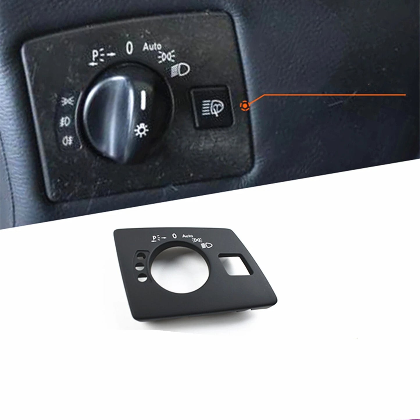 Headlight Switch Panel Cover for Mercedes Benz CL Class W215 (2006-2010)