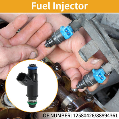 1 Pc Fuel Injector for GMC Sierra 1500 (2002-2005) Black
